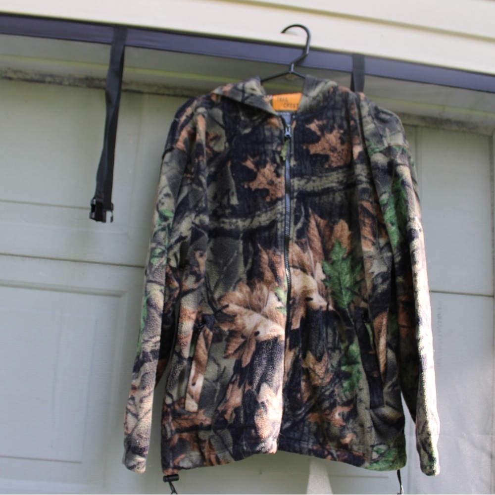 Trail Crest Medium Camo Zip Up Fleece